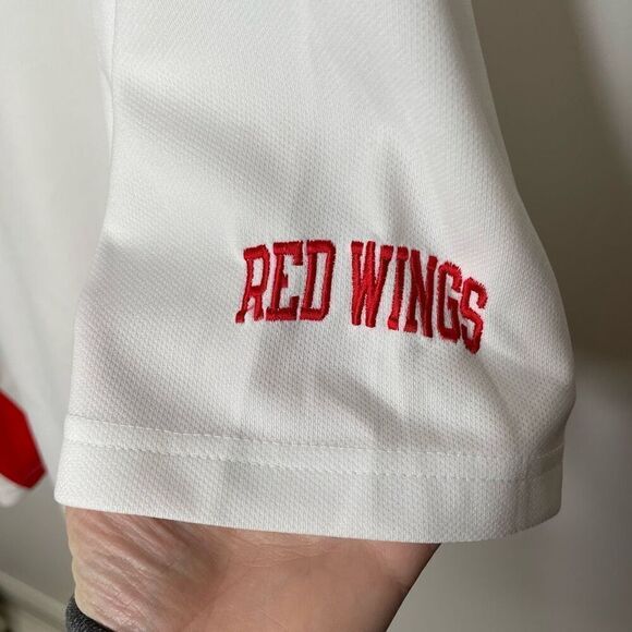 NHL Detroit Red Wings Polo Shirt Short Sleeve Hockey Xl Xlarge - Picture 7 of 8